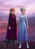 Elsa jurk met sleep - Frozen 2