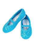 Blauwe prinsessen schoenen