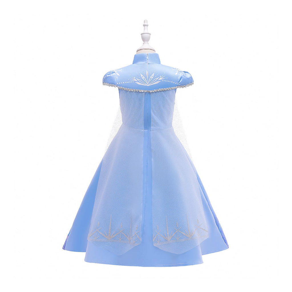 Elsa jurk met sleep zomer - Frozen 2