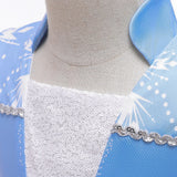 Elsa jurk met sleep zomer - Frozen 2