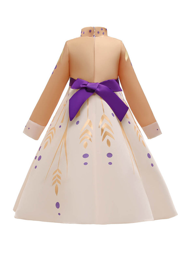 Frozen 2 Anna jurk achterkant 