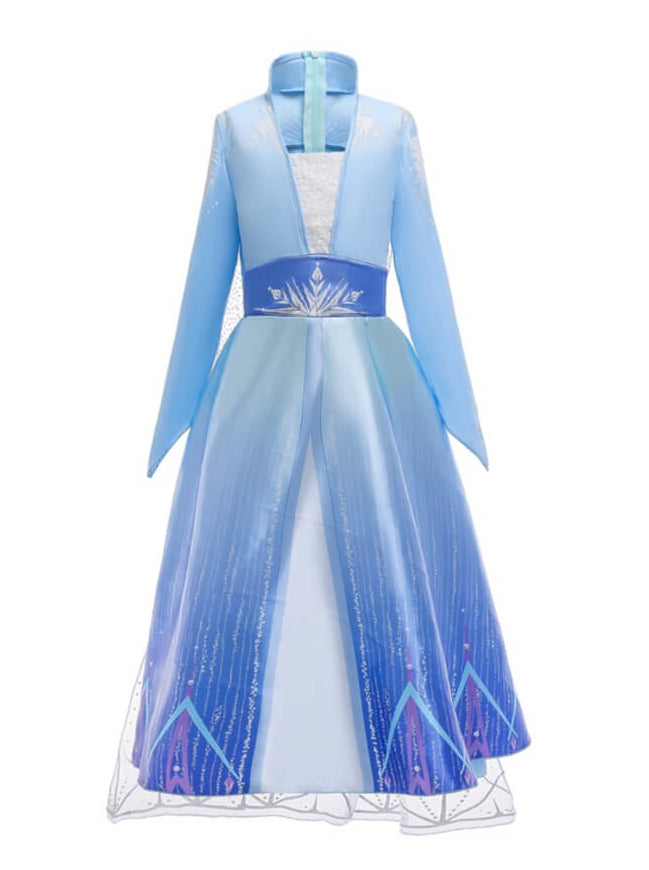 Elsa jurk met sleep Frozen 2